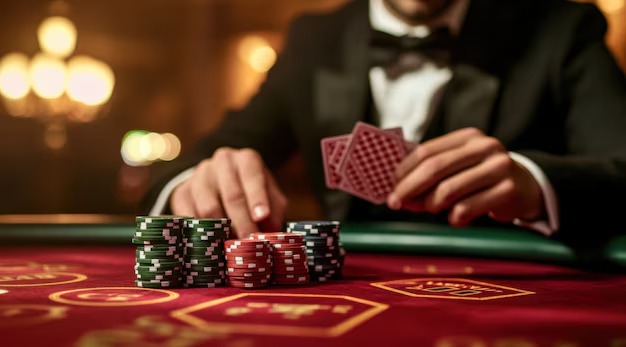 Live football and casino game selection interface